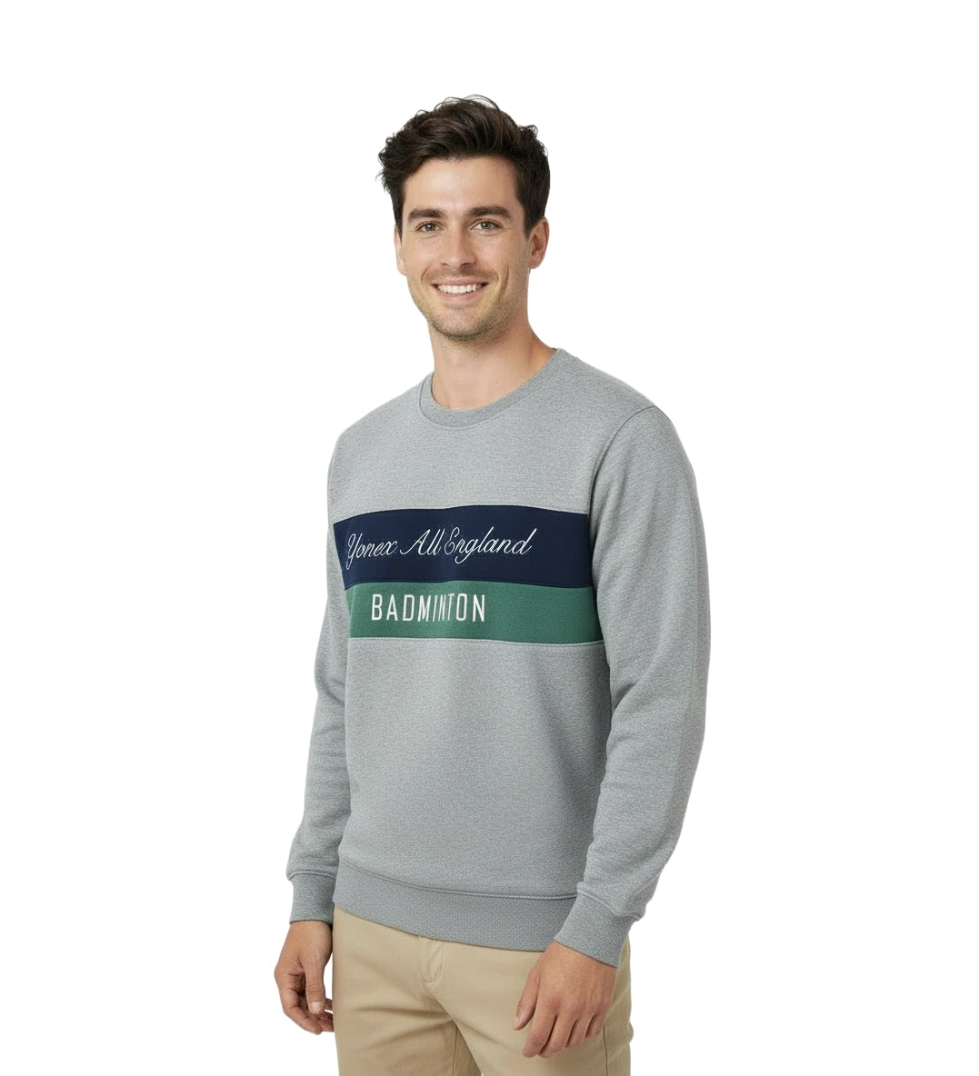 Yonex All England 1899 Crew Neck Sweat 26 - Heather