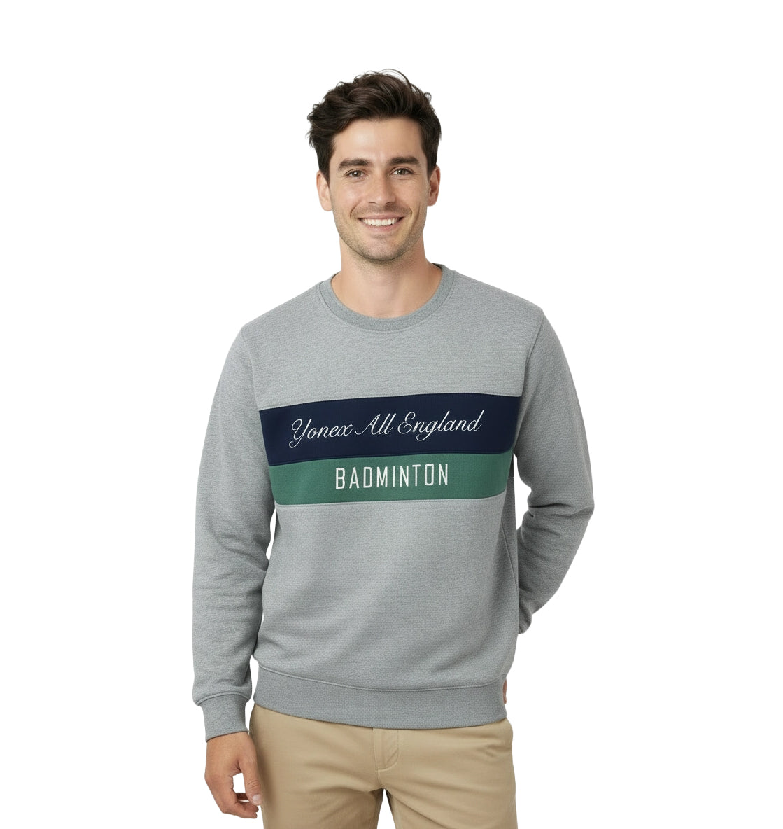 Yonex All England 1899 Crew Neck Sweat 26 - Heather