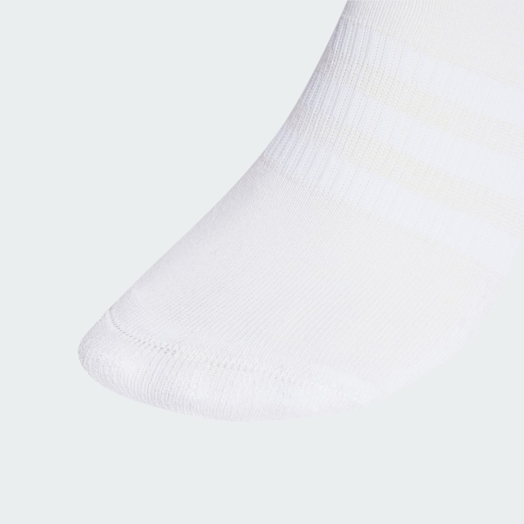 Adidas Cushioned Sportswear Ankle Socks 3 Pack, White, back view