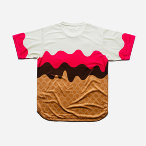 Aixo Sundae Mens T Shirt Vanilla Raspberry Chocolate