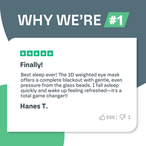 3D Weighted Eye Mask Snooze Therapy