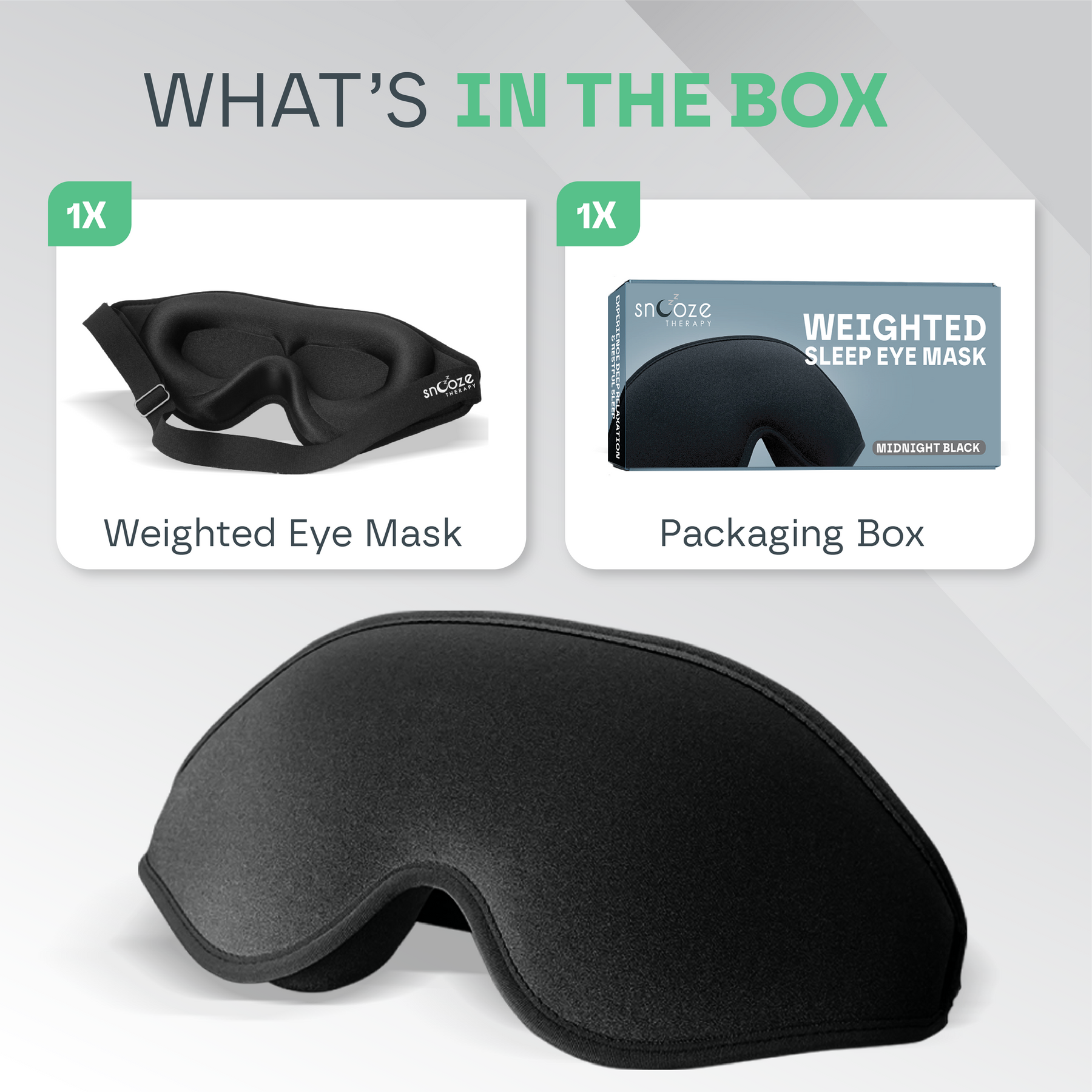 3D Weighted Eye Mask Snooze Therapy