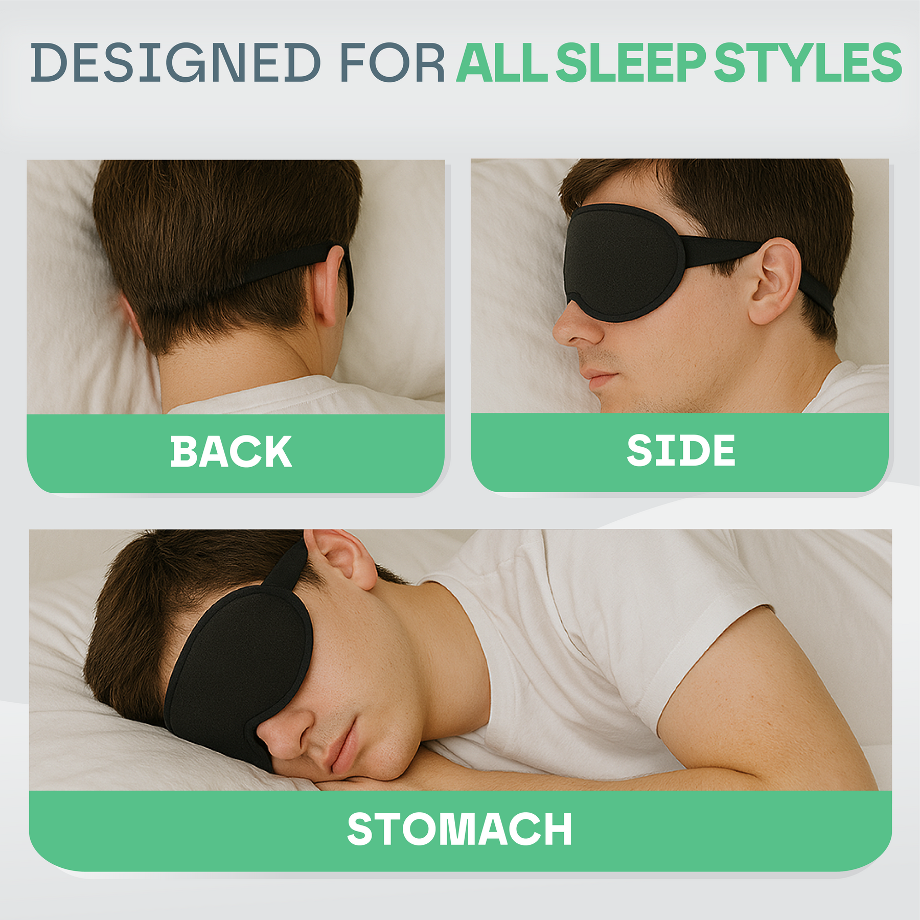 3D Weighted Eye Mask Snooze Therapy