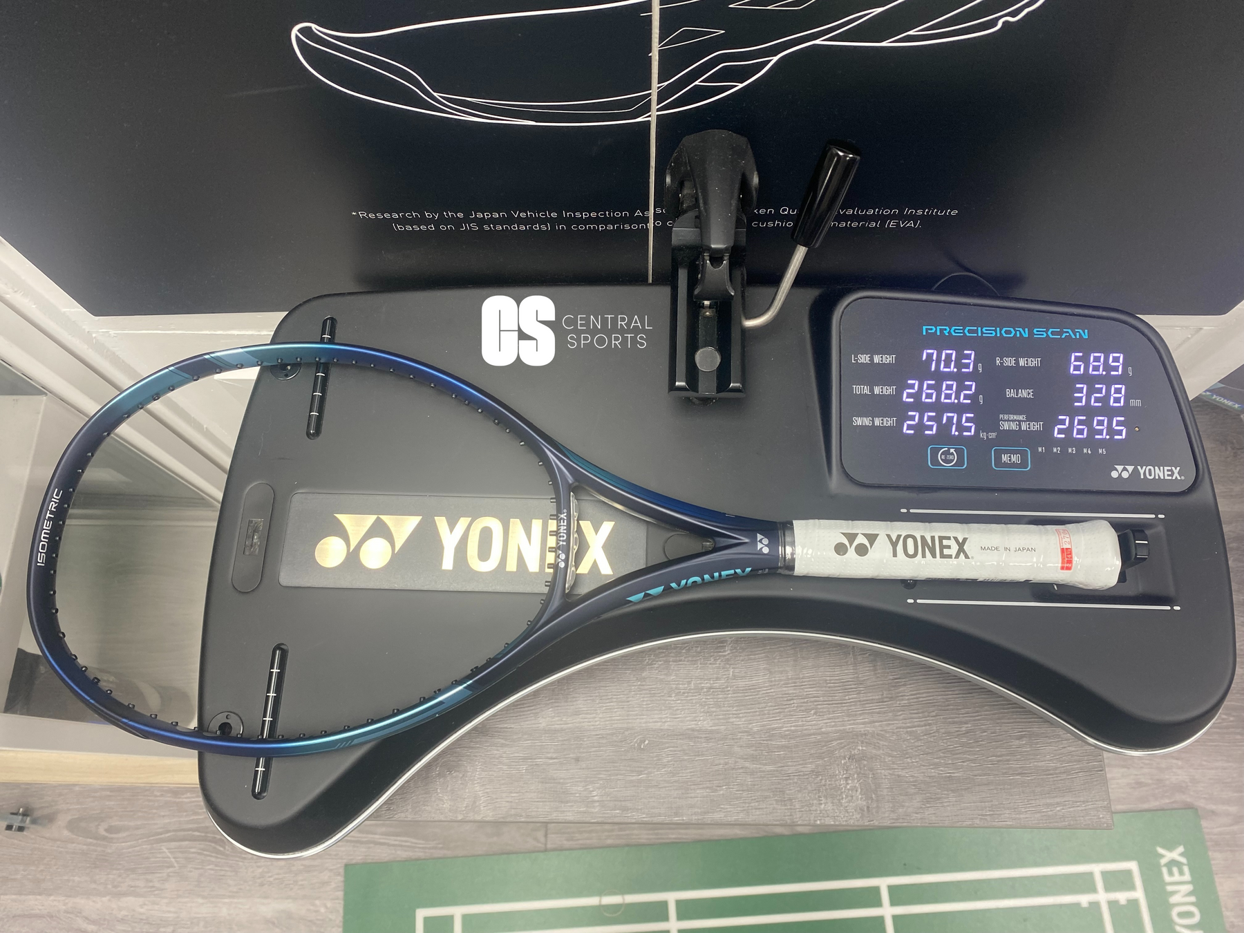 Yonex Ezone 100L 285g Tennis Racket 2022 Free Restring (Unstrung) Blue