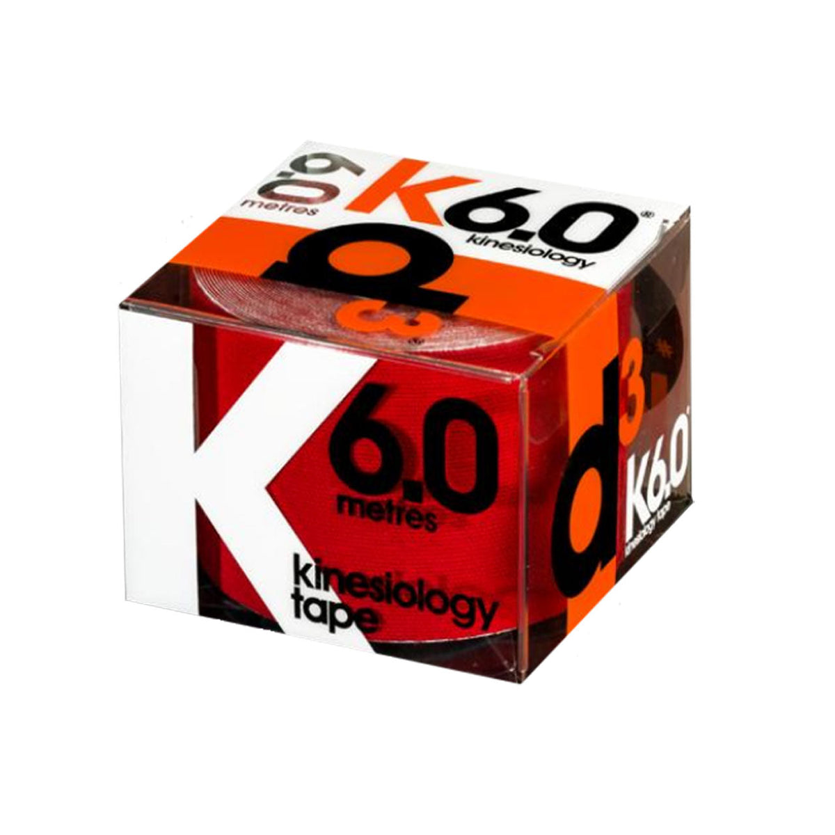 D3 K6.0 Kinesiology Tape (Red) Training Aids D3