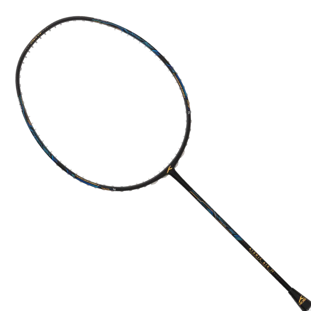 Hundred Atomic Air 77 Badminton Racket - Black/Blue Badminton Rackets Hundred
