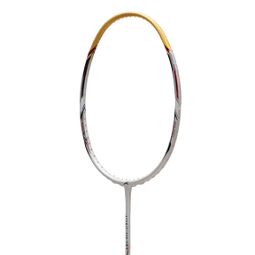 Hundred Atomic X 38 Power Badminton Racket - White/Gold Badminton Rackets Hundred