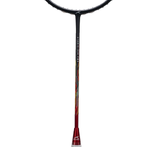 Hundred Atomic X 38 Power Badminton Racket - Charcoal/Red Badminton Rackets Hundred