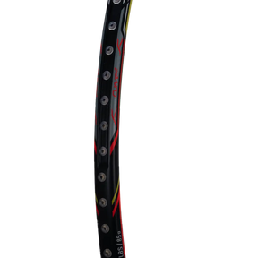 Hundred Atomic X 38 Power Badminton Racket - Charcoal/Red Badminton Rackets Hundred