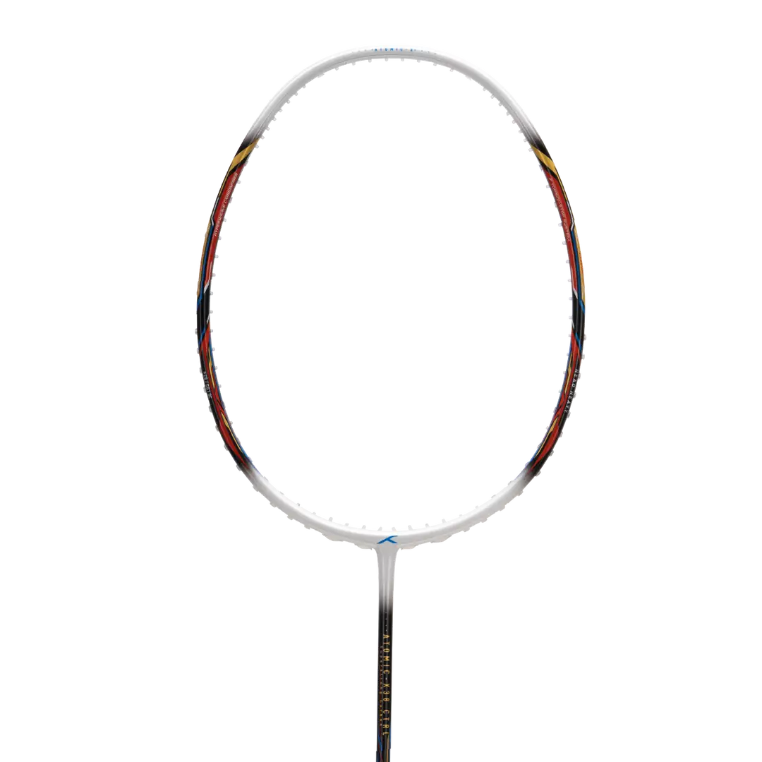 Hundred Atomic X 38 Control Badminton Racket - White/Black White Black 4U6 Badminton Rackets Hundred
