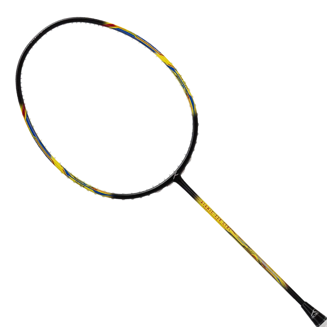 Hundred Atomic X 38 Control Badminton Racket - Black/Lime Badminton Rackets Hundred
