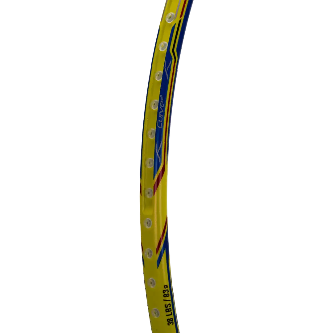 Hundred Atomic X 38 Control Badminton Racket - Black/Lime Badminton Rackets Hundred