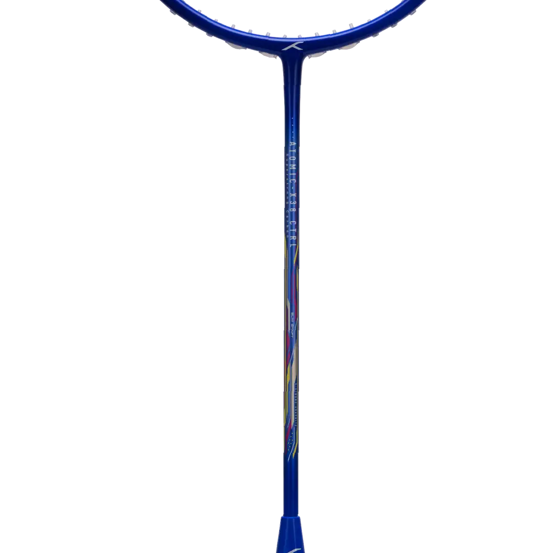Hundred Atomic X 38 Control Badminton Racket - Navy/Blue Badminton Rackets Hundred