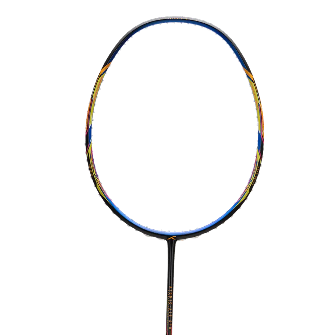 Hundred Atomic X 35 Speed Badminton Racket - Black/Blue Black Blue 4U6 Badminton Rackets Hundred