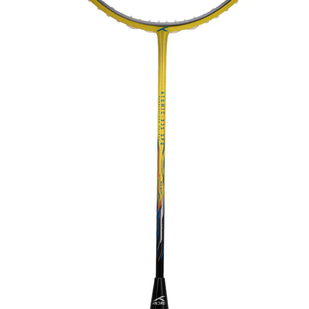 Hundred Atomic X 35 Speed Badminton Racket - Lime/Black Badminton Rackets Hundred