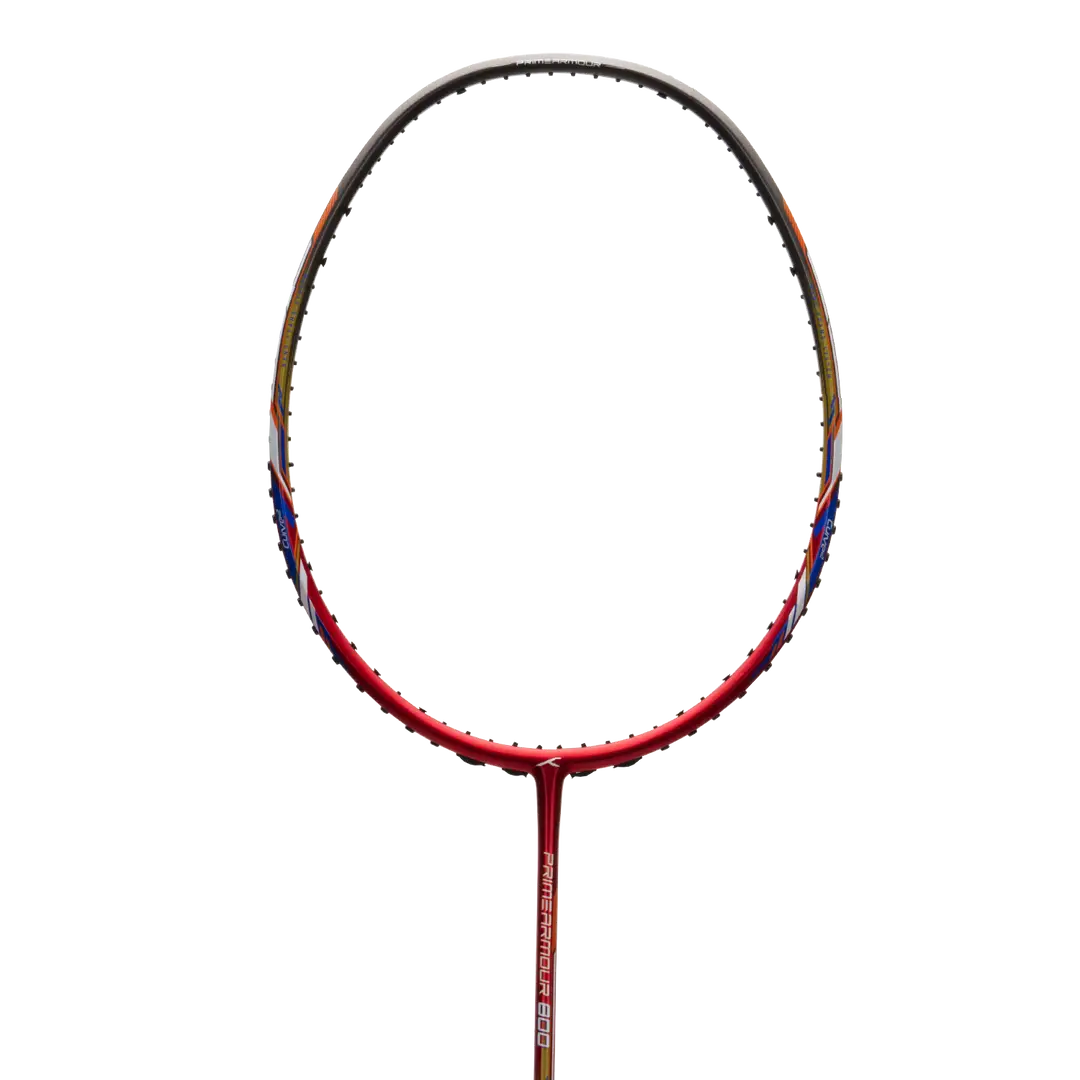 Hundred Primearmour 800 Badminton Racket - Red/Grey Dark Red Grey 4U6 Badminton Rackets Hundred