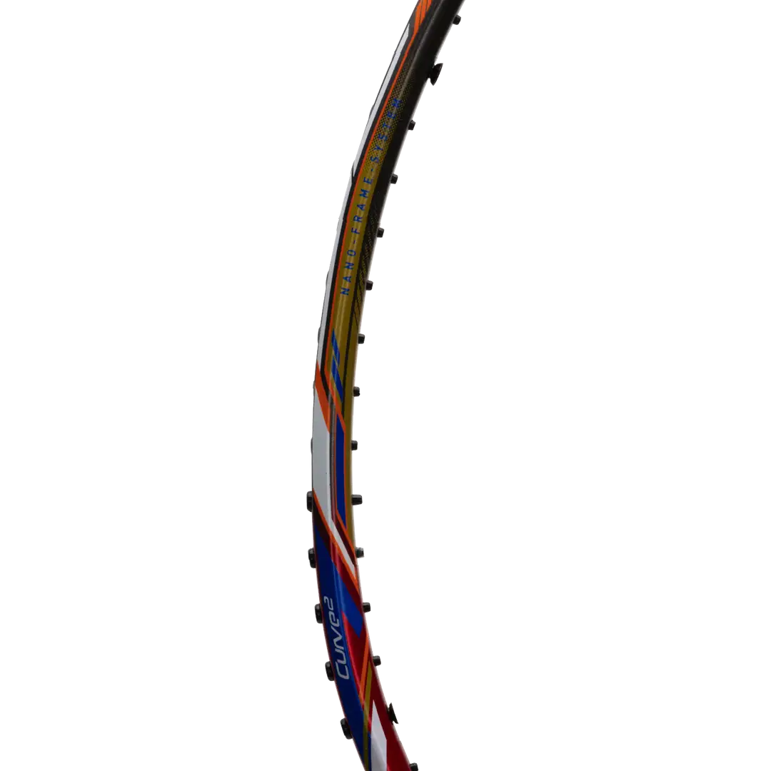 Hundred Primearmour 800 Badminton Racket - Red/Grey Badminton Rackets Hundred