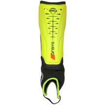 Grays Shield Hockey Shin Guard Black Fluo Yellow Shin Guards Grays