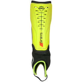 Grays Shield Hockey Shin Guard Black Fluo Yellow Shin Guards Grays
