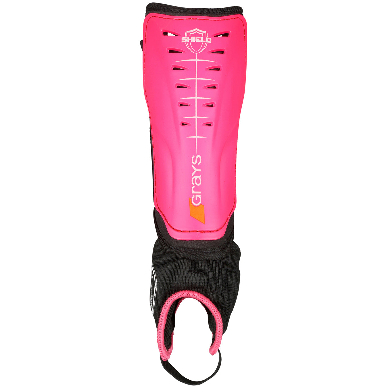 Grays Shield Hockey Shin Guard FLUO PINK BLACK Shin Guards Grays