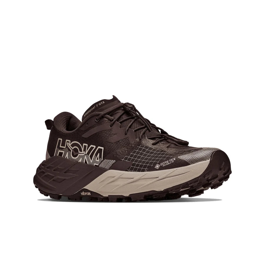 Hoka Speedgoat 7 GTX Trail Shoe Men - Spiced Chocolate/ River Rock Grey