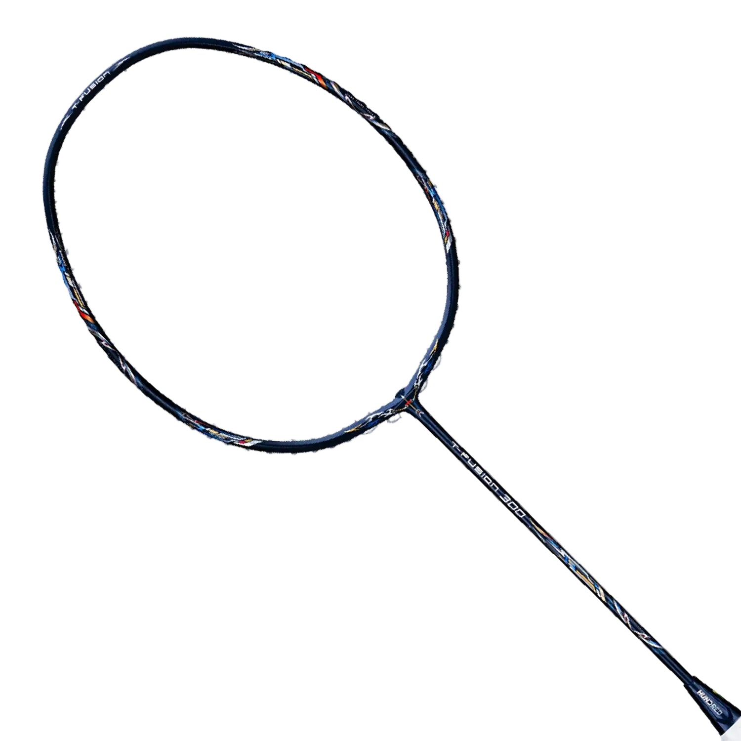 Hundred T-Fusion 300 4U Badminton Racket - Navy Navy 4U6 Badminton Rackets Hundred
