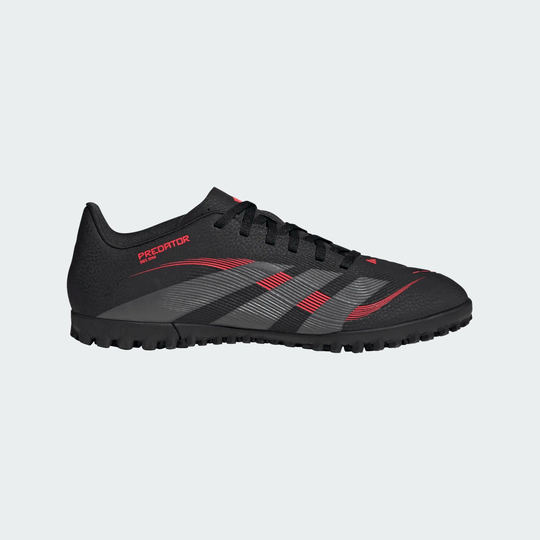 Adidas Predator Club TF Football Shoe Unisex - Black/Grey