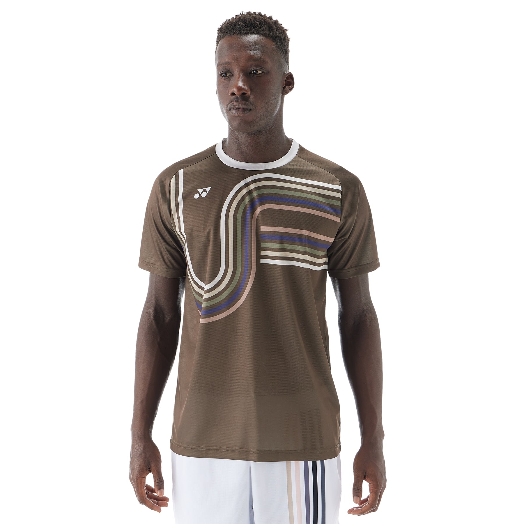 Yonex Crew Neck T-Shirt 16747EX Unisex - Brown