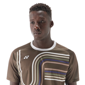 Yonex Crew Neck T-Shirt 16747EX Unisex - Brown
