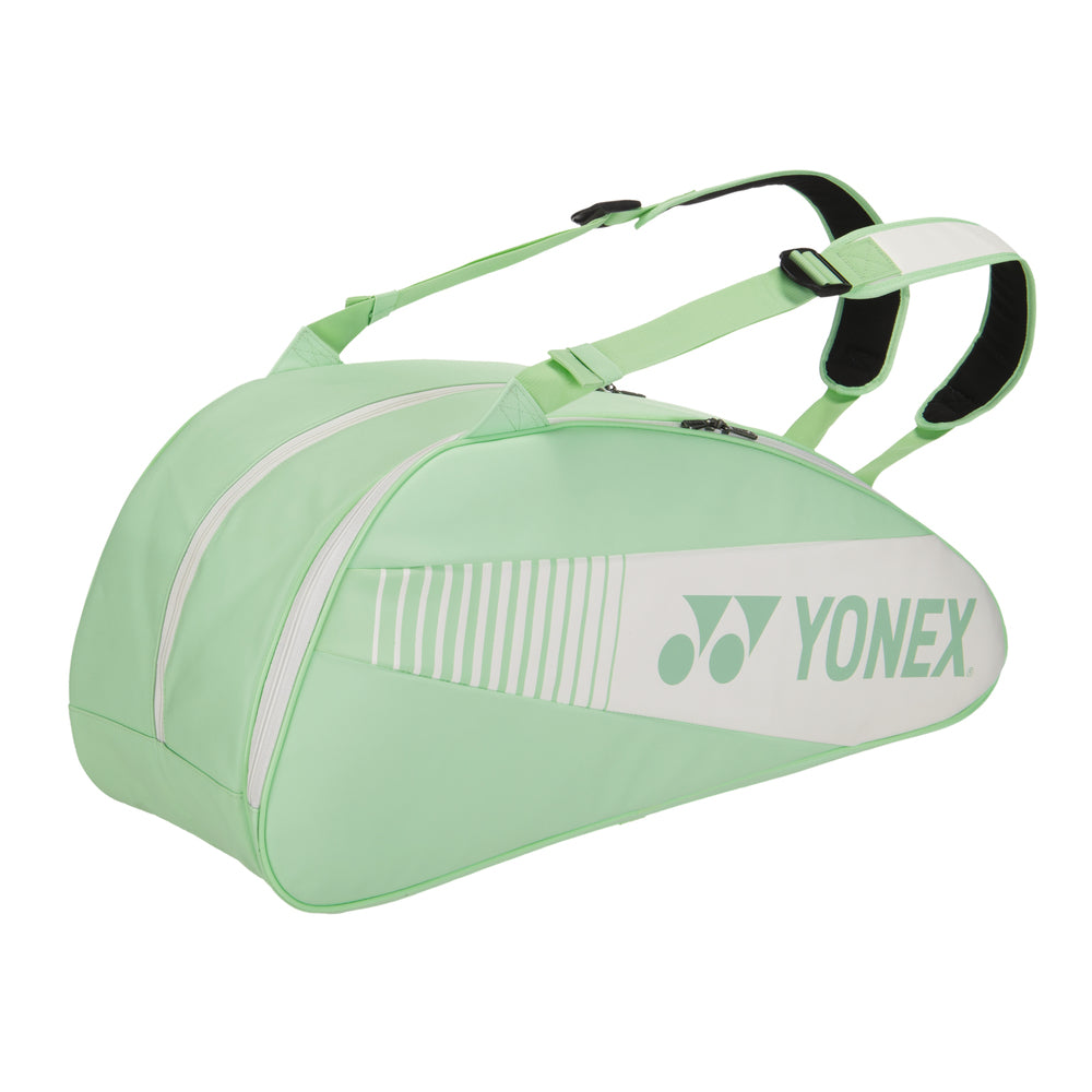 Yonex BA82426EX Active 6 Racket Bag 2026 - White/Green White Green 6 Rackets Luggage Yonex