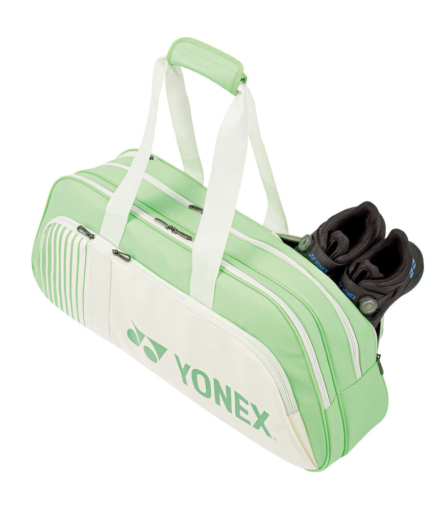 Yonex BA82431WEX Active Tournament Bag 2026 - White/Green Luggage Yonex
