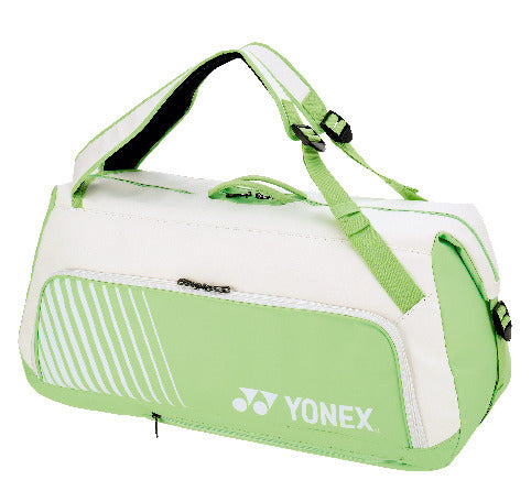 Yonex BA82436EX Active Duffle Bag 2026 - White/Green White Green Duffle Bag Luggage Yonex