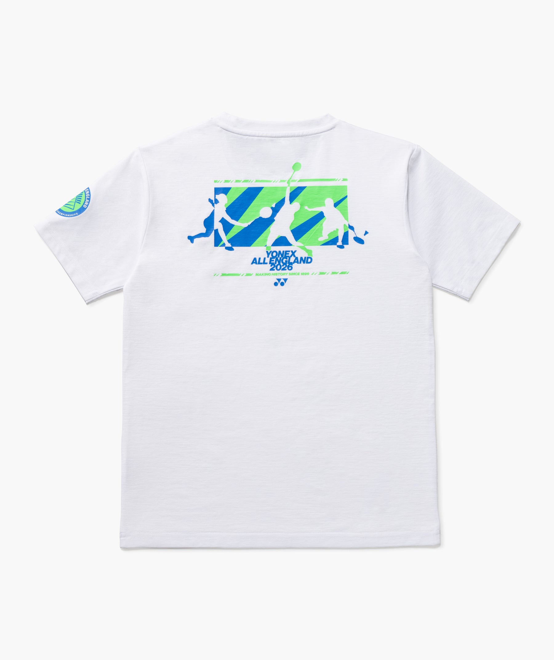 Yonex All England YOB26012EX Souvenir T-Shirt Junior - White Clothing Yonex