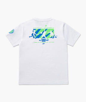 Yonex All England YOB26012EX Souvenir T-Shirt Junior - White Clothing Yonex
