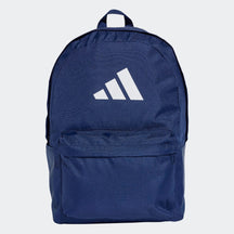 Adidas Classic 3 Bars Backpack - Blue/White Blue White Backpack Luggage Adidas