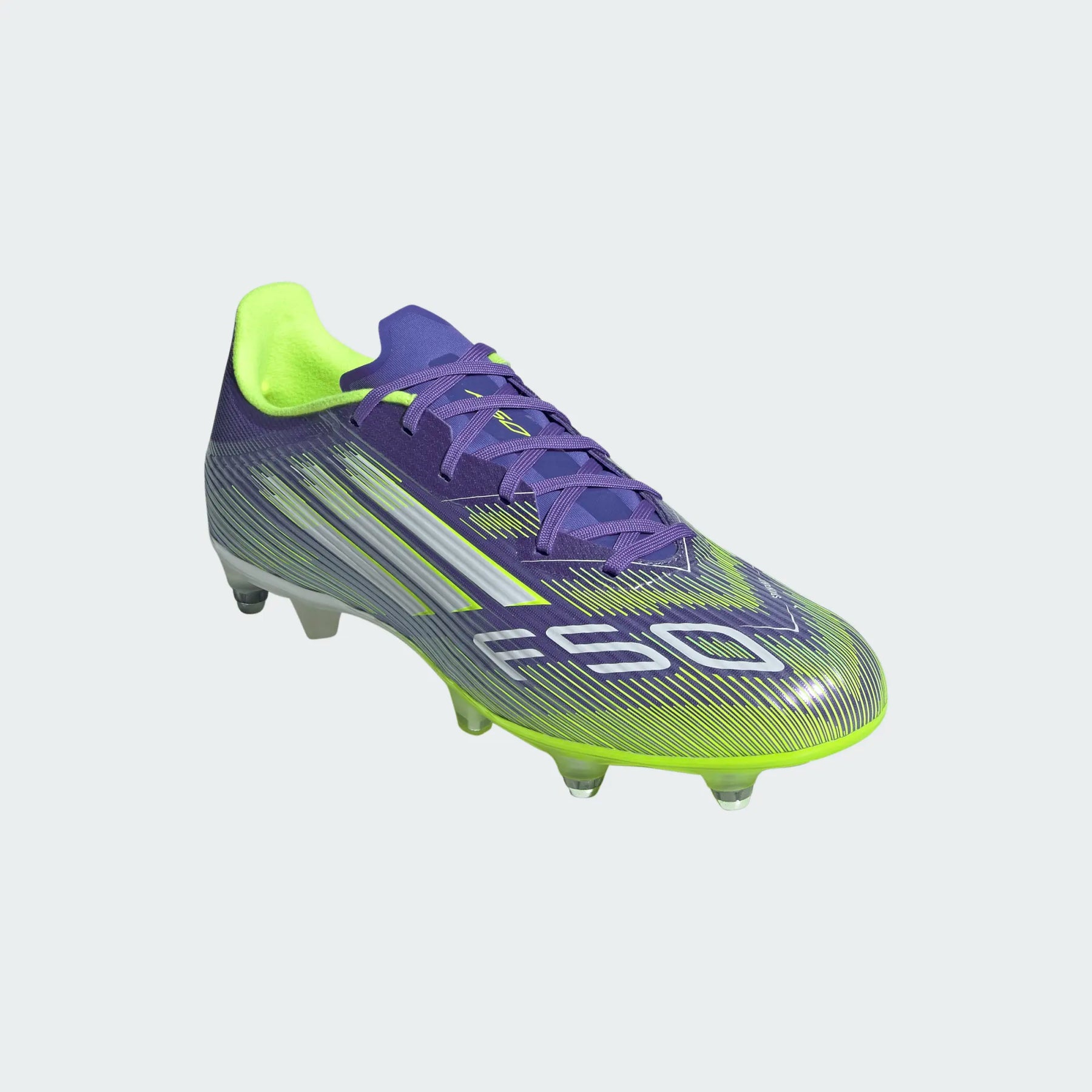 Adidas F50 League SG Football Boots Unisex - Purple/Lemon