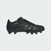 Adidas Predator Club FG/MG Football Shoe Unisex - Black/Lemon