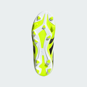 Adidas Predator Club FG/MG Shoe Junior - White/Black/Lemon