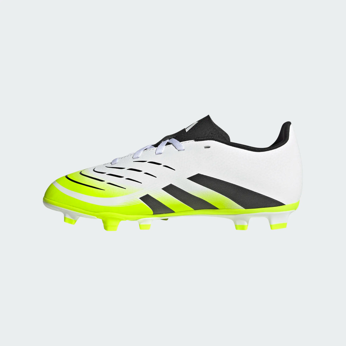 Adidas Predator Club FG/MG Shoe Junior - White/Black/Lemon
