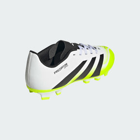 Adidas Predator Club FG/MG Shoe Junior - White/Black/Lemon