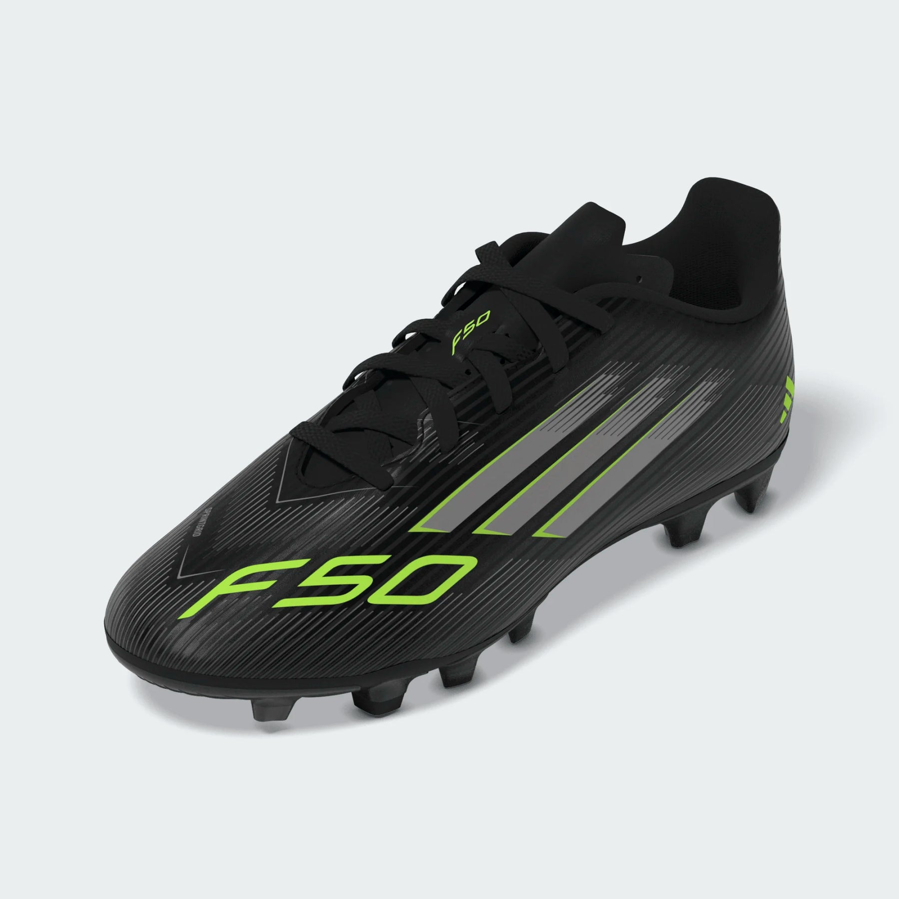 Adidas F50 Club FG/MG Football Boots Junior - Black