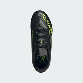 Adidas F50 Club TF Football Shoe Junior - Black/Lemon