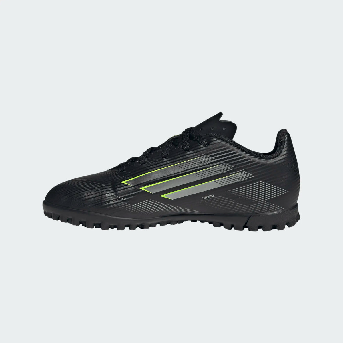 Adidas F50 Club TF Football Shoe Junior - Black/Lemon