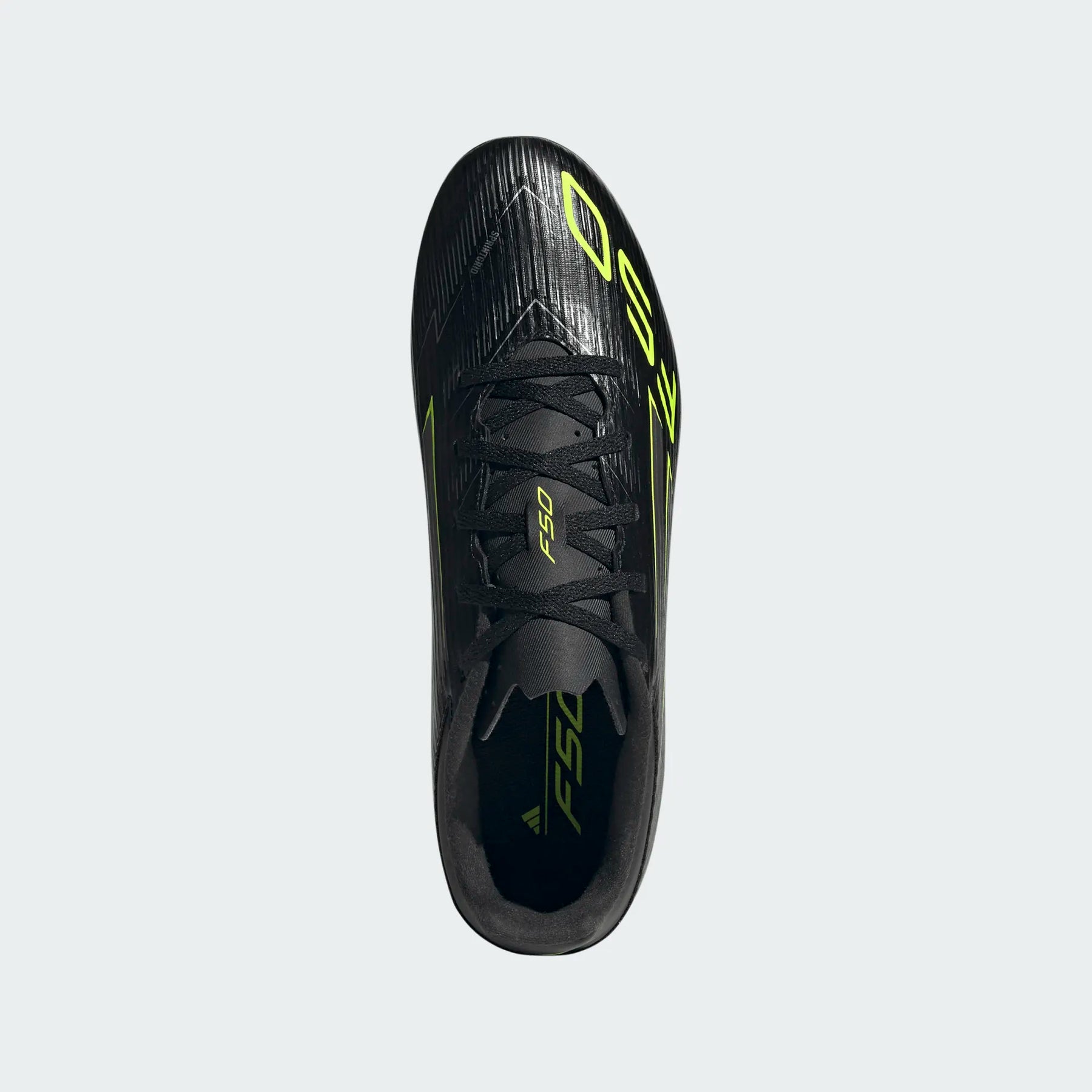 Adidas F50 Club FG/MG Football Shoe Unisex - Black/Lemon