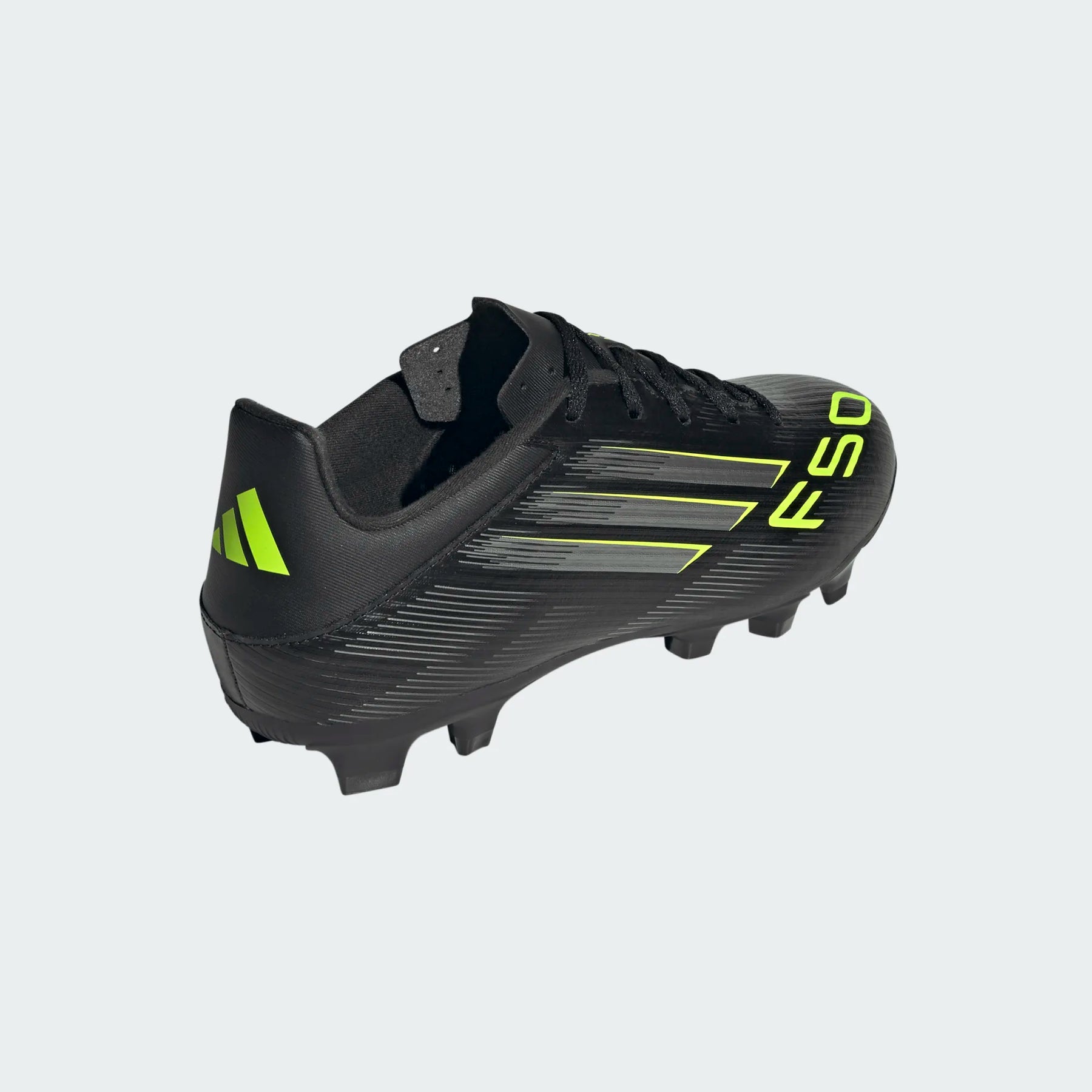 Adidas F50 Club FG/MG Football Shoe Unisex - Black/Lemon