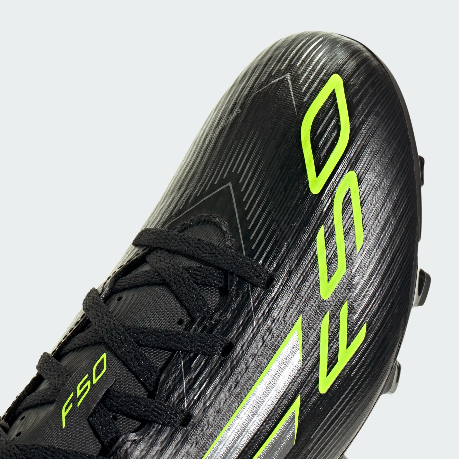Adidas F50 Club FG/MG Football Shoe Unisex - Black/Lemon