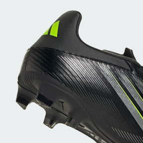 Adidas F50 Club FG/MG Football Shoe Unisex - Black/Lemon
