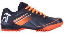 Kookaburra Neon Junior Hockey Shoes 6R2232 BLACK ORANGE Hockey Shoes Kookaburra