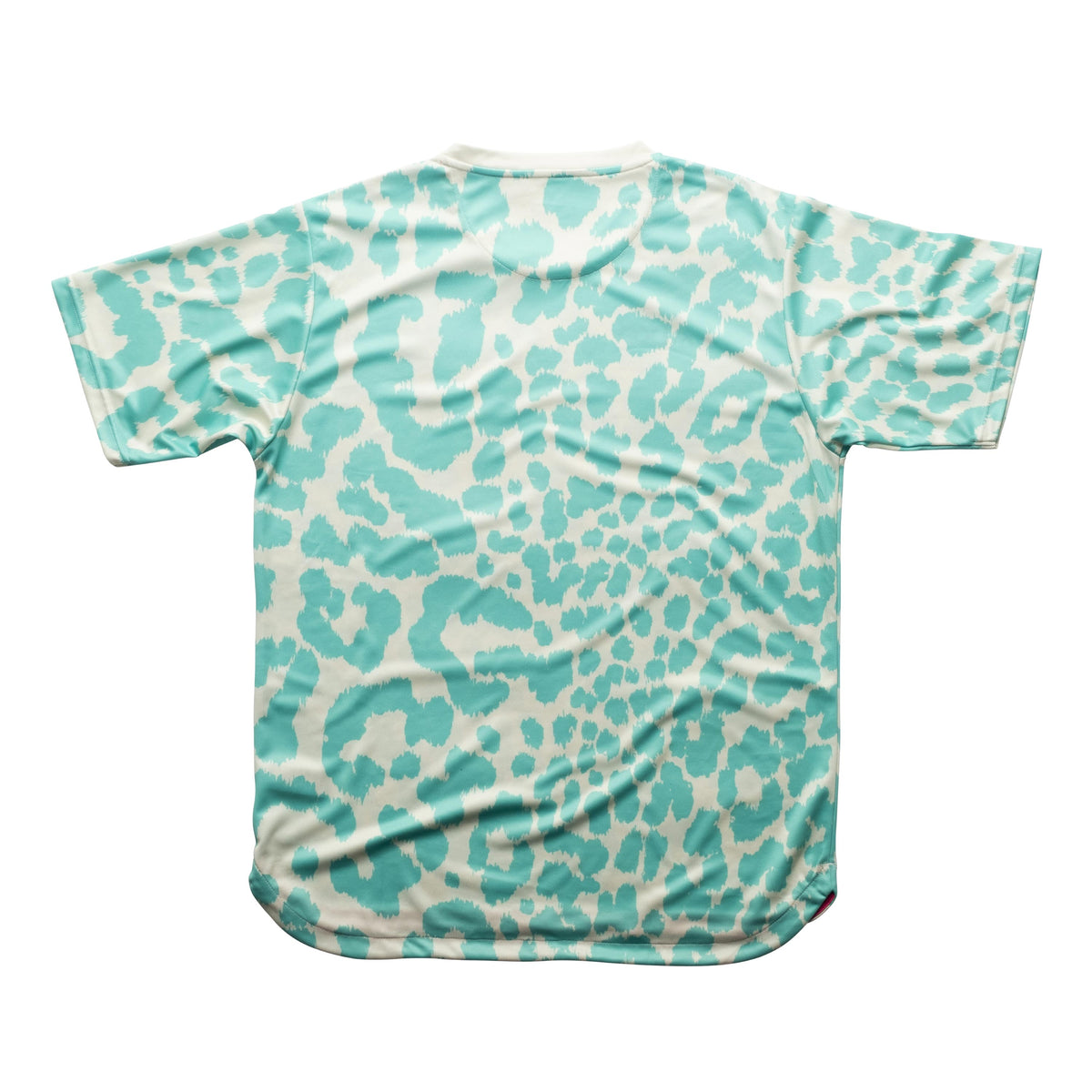 Aixo Leopard Mens T Shirt Ivory