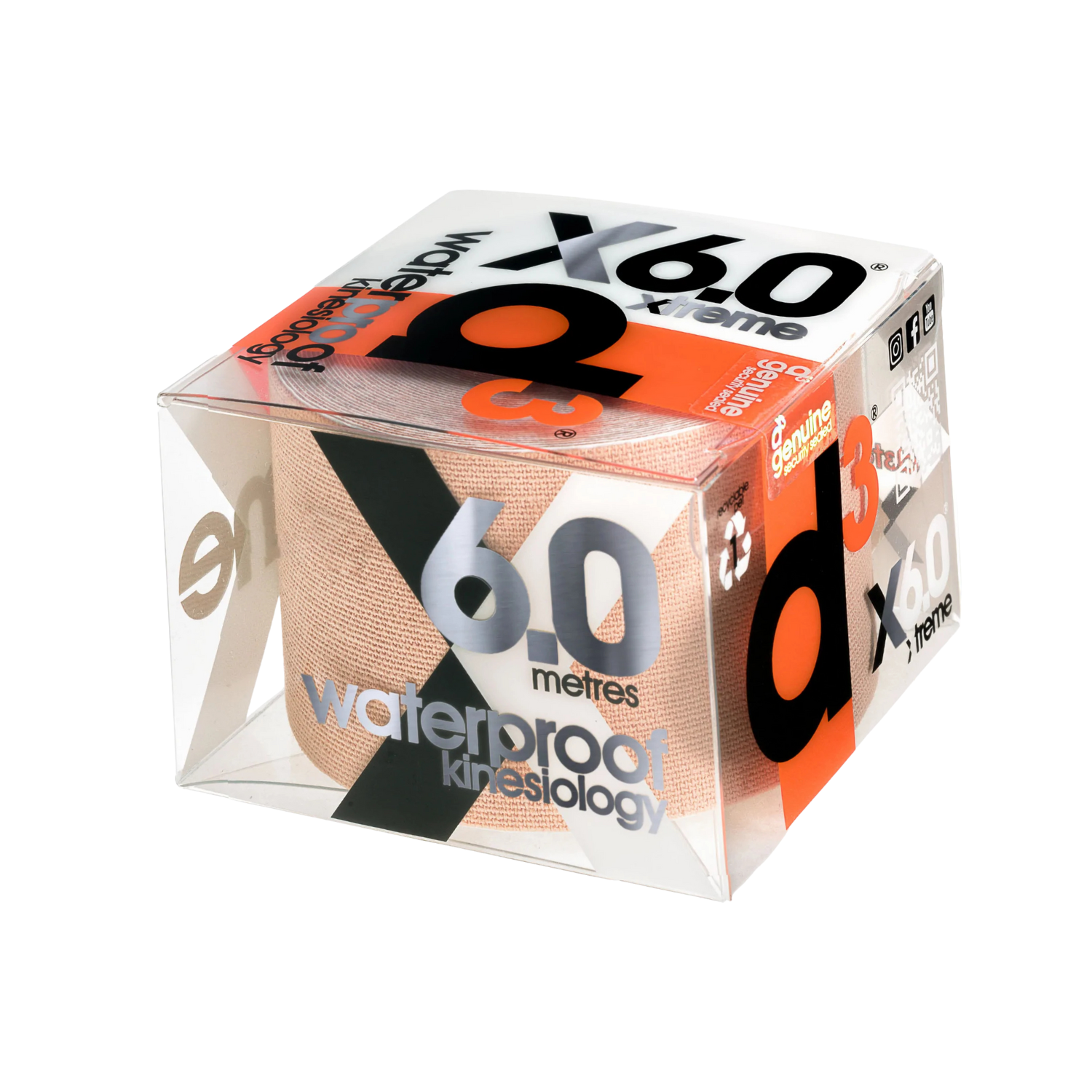 D3 X6.0 Xtreme Kinesiology Tape